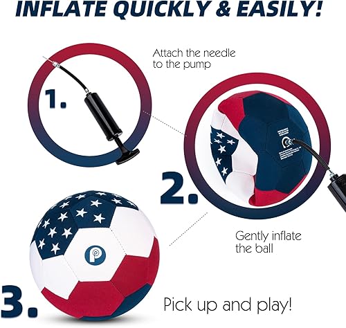 Miniatura 7 de Picador The House Ball, pelotas de fútbol para interiores, suaves y seguras, tamaño 4, para el interior del patio de casa, divertidos regalos de