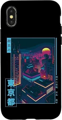 Miniatura 7 de Funda estética japonesa Vaporwave City Tokyo para iPhone 11 Pro Max