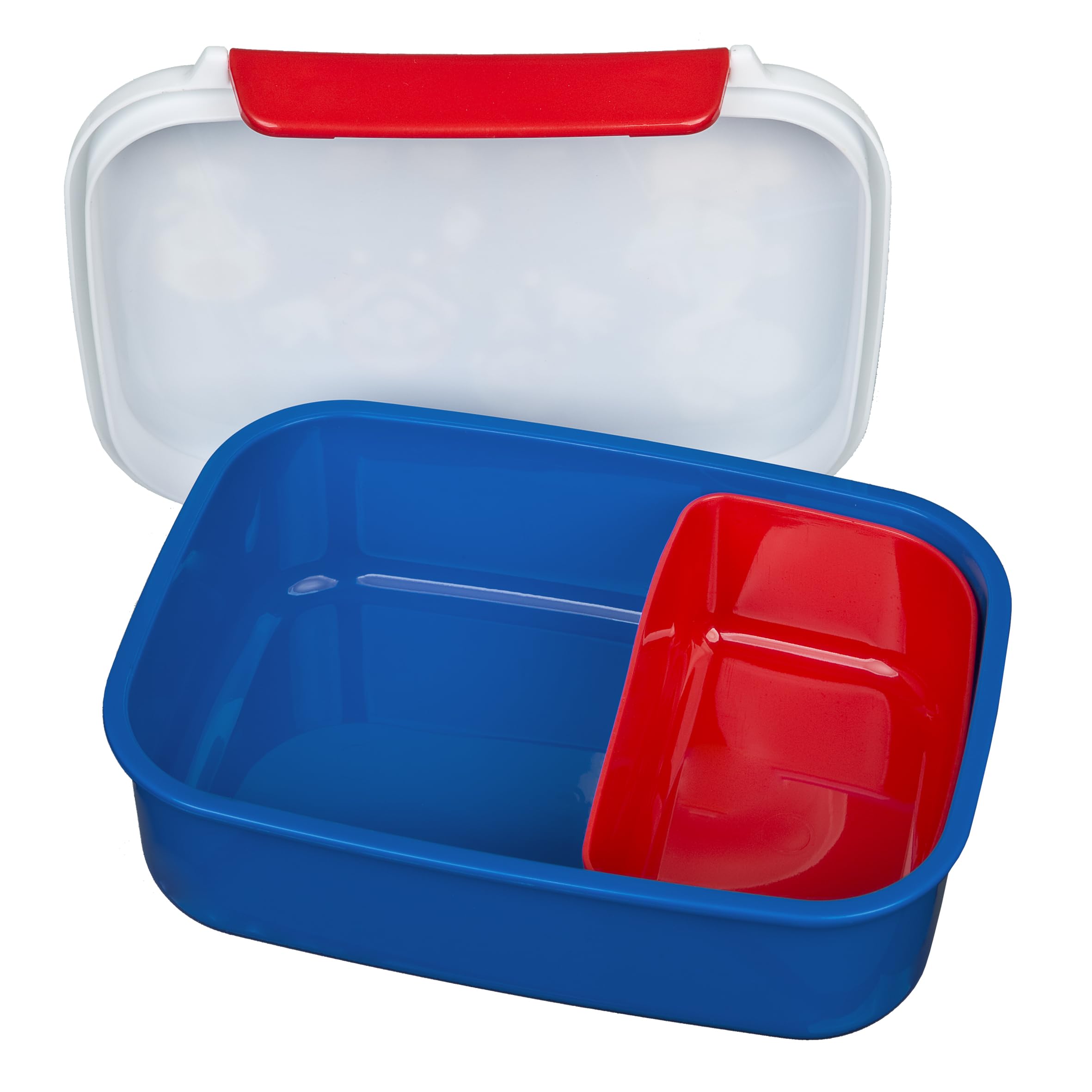 Scooli - Set de Regalo de vajilla para niños Super Mario - Set Compuesto por Fiambrera y biberón - Ideal para el Colegio o la guardería - a Partir de 4 años - de plástico - sin BPA
