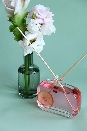 Miniatura 8 de [Lapirit Garden] Difusor natural de varillas dulces 01, 3.4 onzas líquidas, cítricos frescos y loto hecho con aceites esenciales, frutas secas