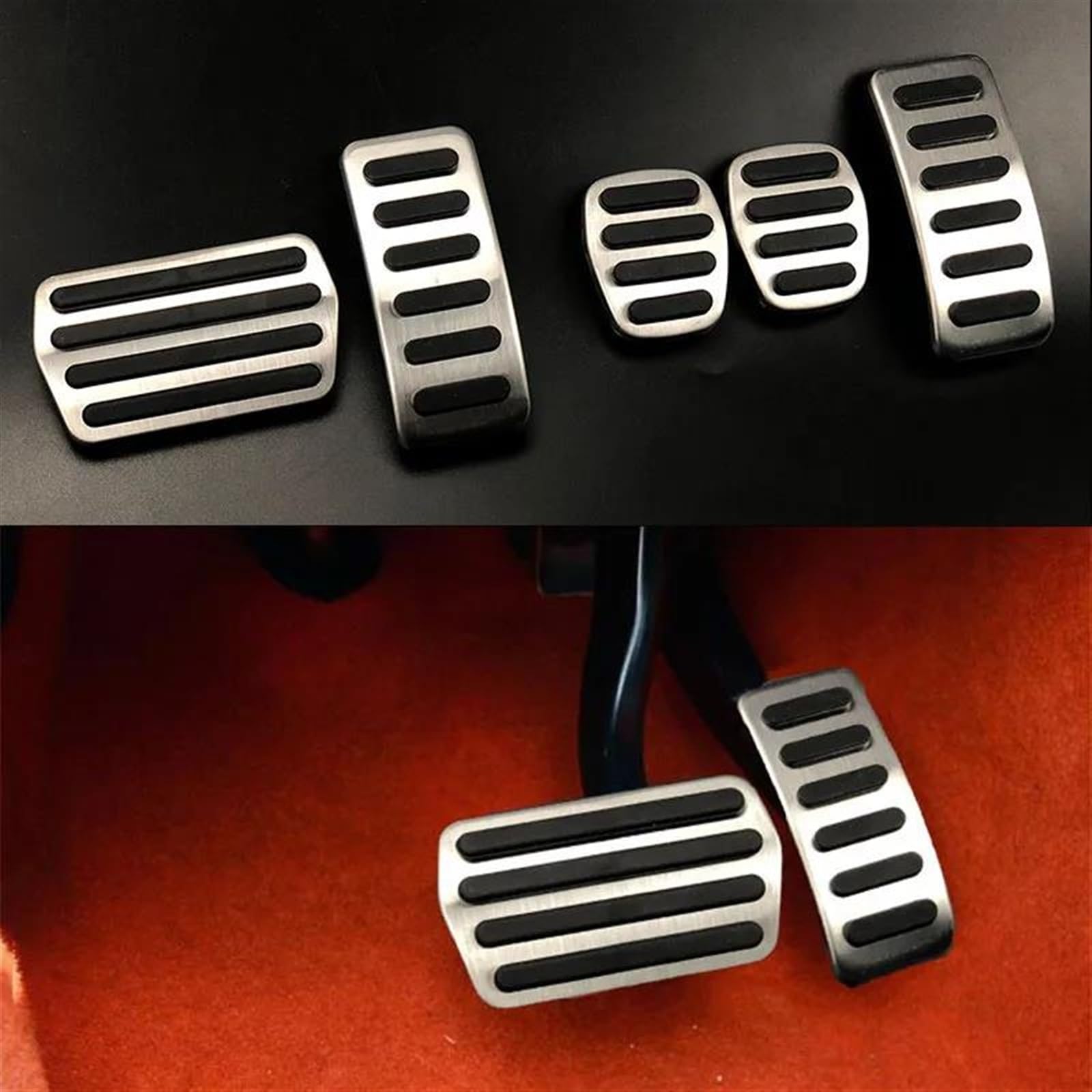 Copertura di ricambio del cuscinetto del pedale di gomma del freno della frizione dell'automobile 2Pcs per Ford MK2 Focus III CMAX C-MAX II Kuga accessori Auto Protector  34