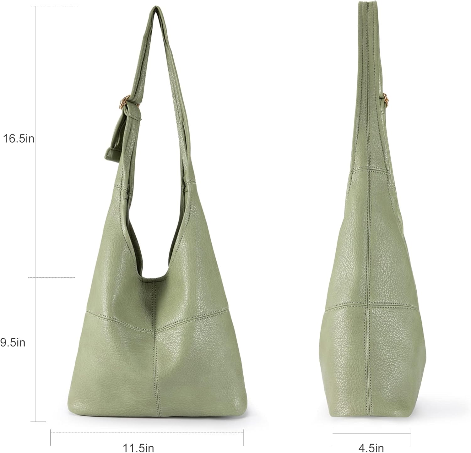 Montana West Hobo Bags Purse for Women Ultra Soft Foldable Shoulder Slouchy Handbags with Cosmetic bag | Purse, Ultra Soft, Foldable, with Cosmetic bag, Purse, Ultra Soft - Image 5