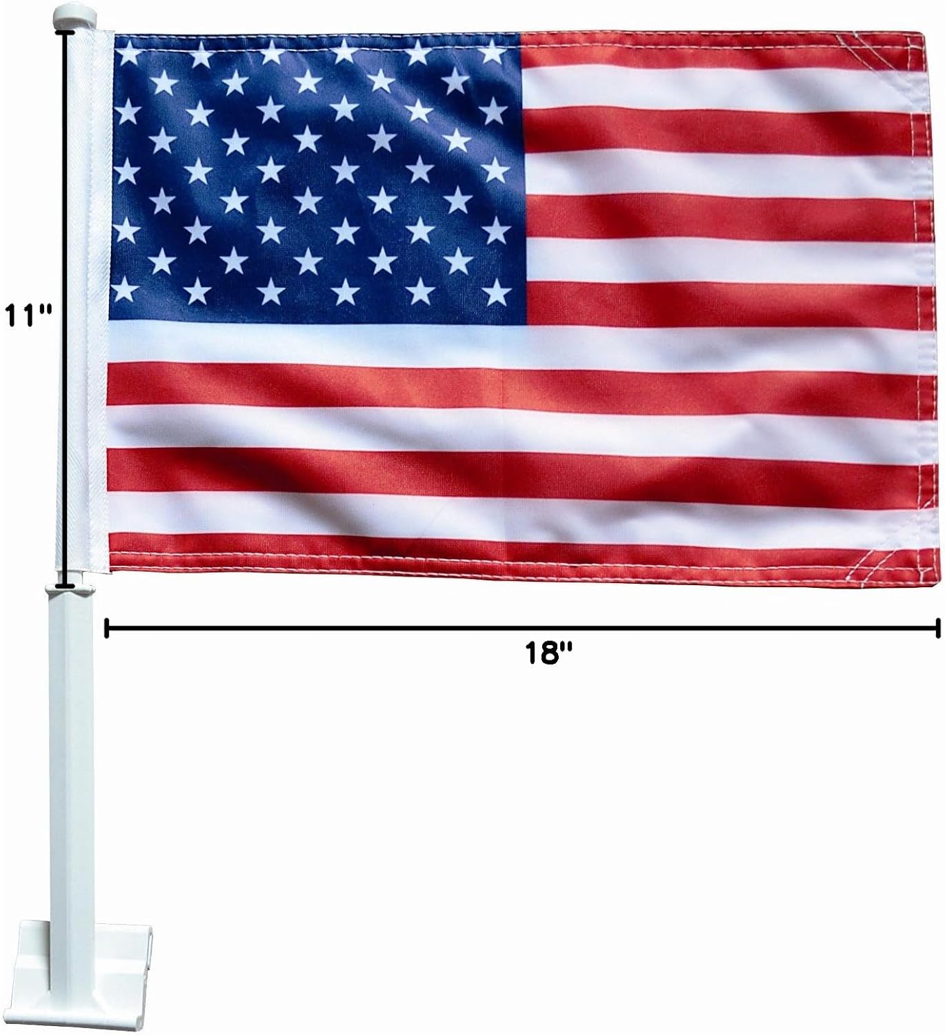 Annin Flagmakers U.S. Car Window Flag USA-Made, 11 x 14 Inches (Model 71808)