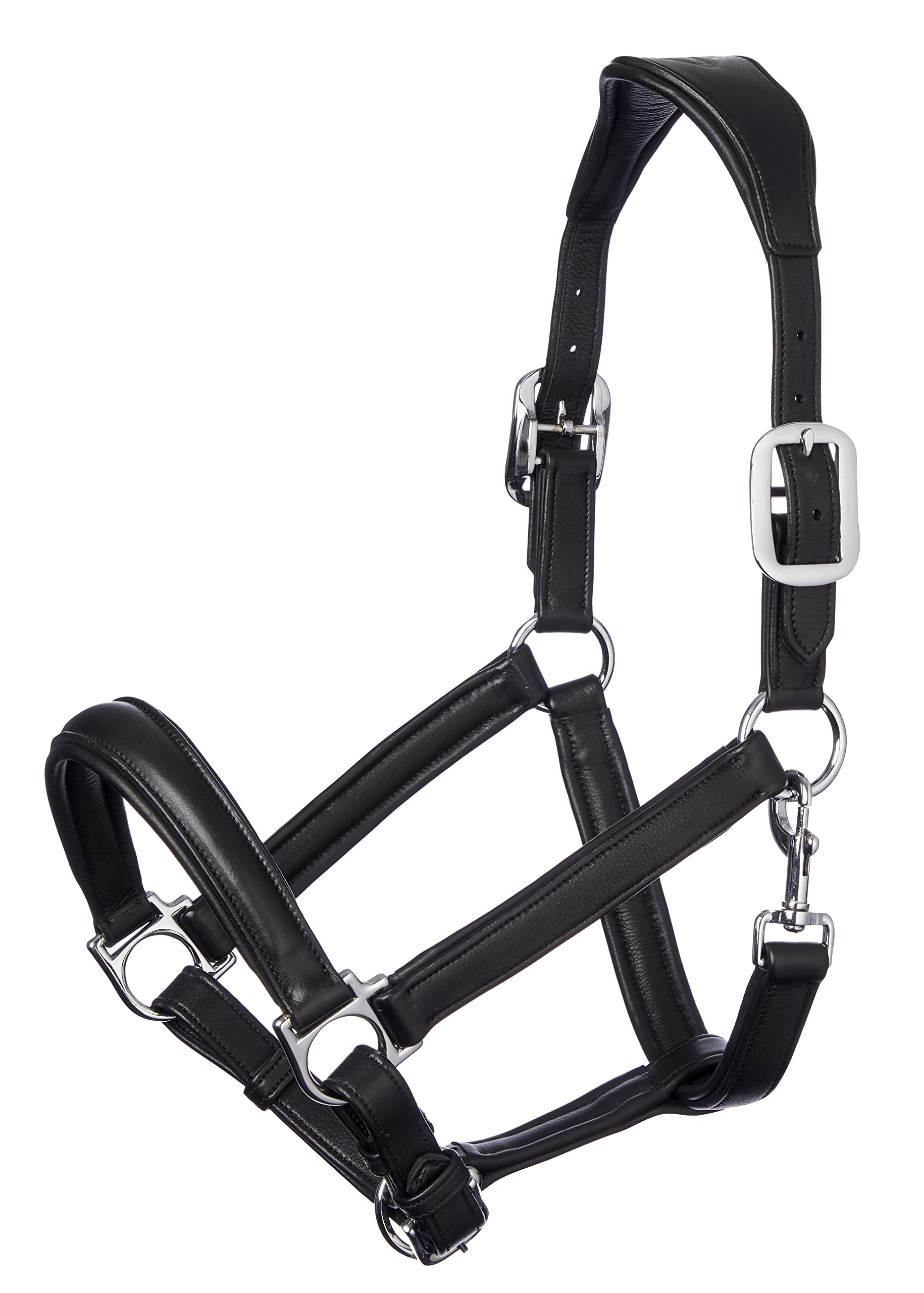 LeMieux Anatomic Leather Headcollar, Unisex Adulto