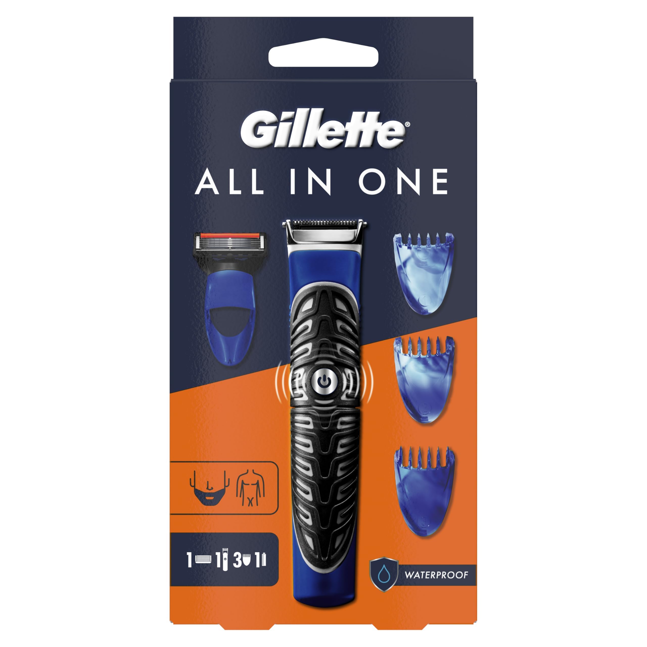 Gillette Fusion ProGlide All Purpose Styler - Recortadora, afeitadora y contorneadora
