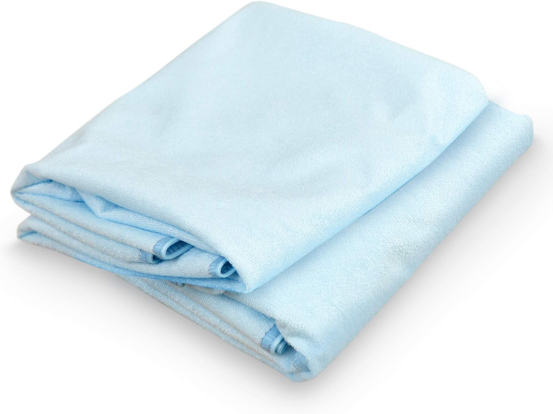 Ashtonbee Pee Pads for Kids, Highly-Absorbent Washable Incontinence Pads, Reusable Bed Pads for Kids with Waterproof Backing, Suitable for Twin-Sized Beds, Up to 300 Wash Cycles, Pack of 2