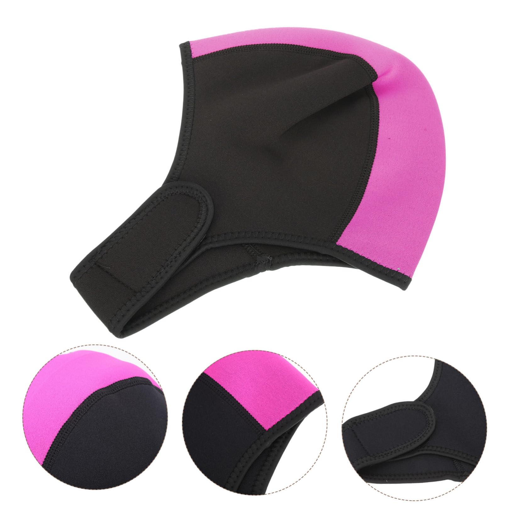 Kisangel 2 Uds Cubierta De Capucha De Buceo Para Hombres Gorro De Baño De Neopreno Gorro De Baño Para Hombre Gorro De Natación Para Mujer Gorro De Navegación Gorro De Baño Elástico De Goma