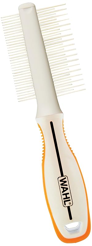 Pente para Pulgas, Desembaraçador e Finalizador para Cães Wahl com Pegada Ergonômica