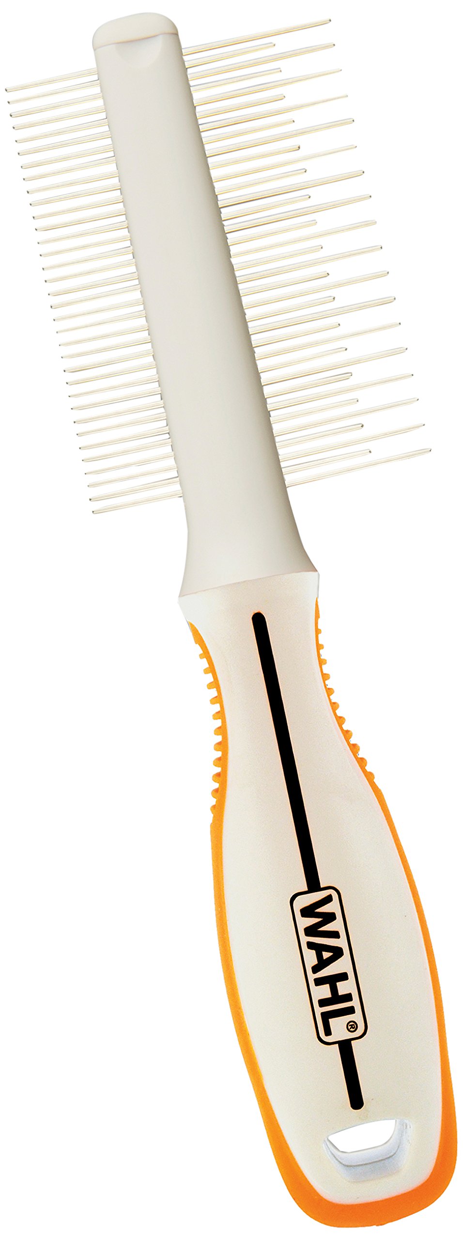 Wahl Premium Flea, Hair Pick, & Finishing Comb with Ergonomic Grips for Dog Grooming Brushing, Detangling, and Flea Removal
