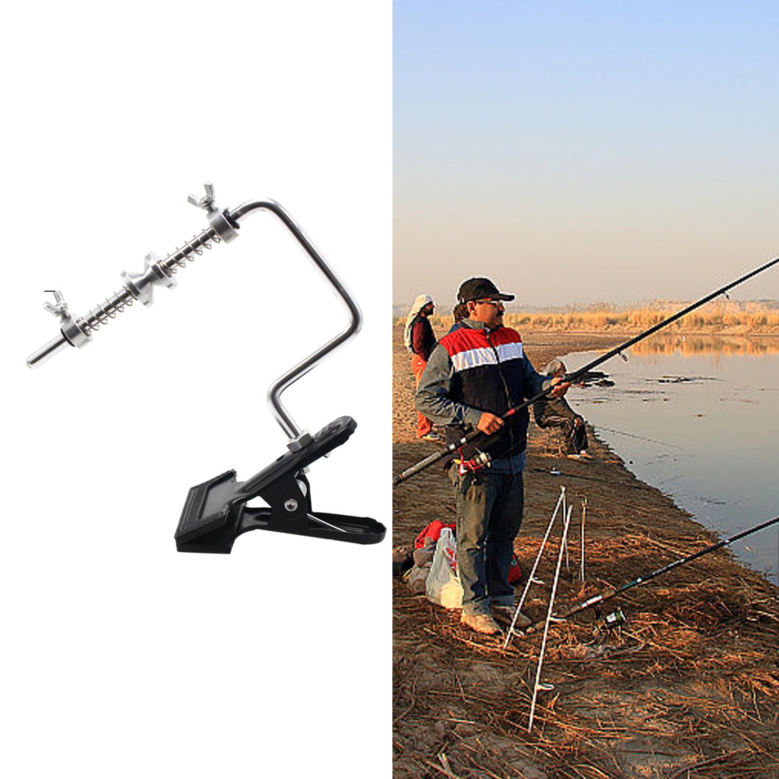 Enrouleur De Ligne De Pêche En Alliage D'aluminium - Bobineuse Avec Clip - NEUF