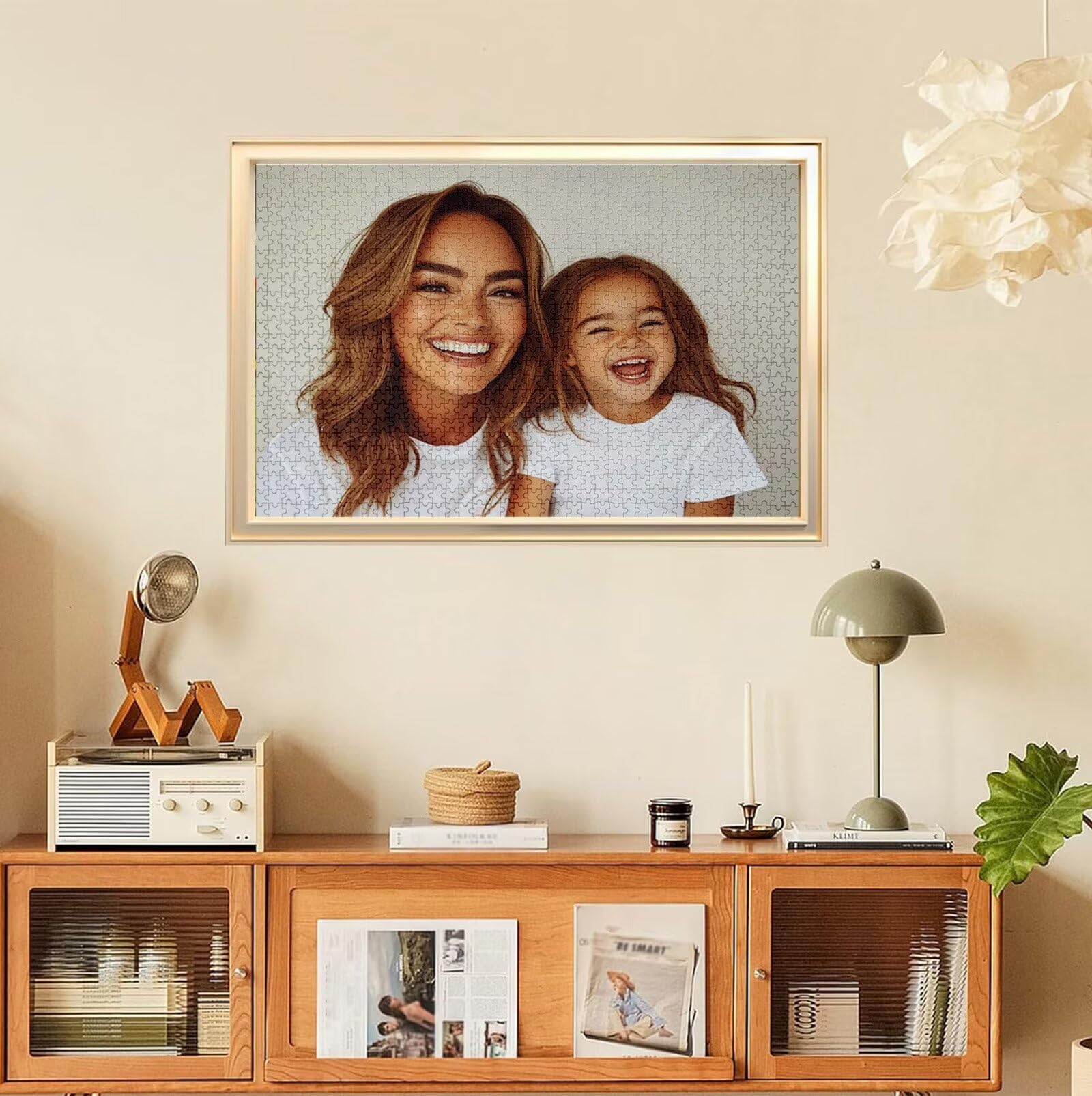 Puzzle Personalizado con Foto, Personalizada Rompecabezas Personalizado Diseña tu Logo Foto o Texto, Personalizado Navidad Halloween San Valentín Parejas Niños Familia Amigos h-3237