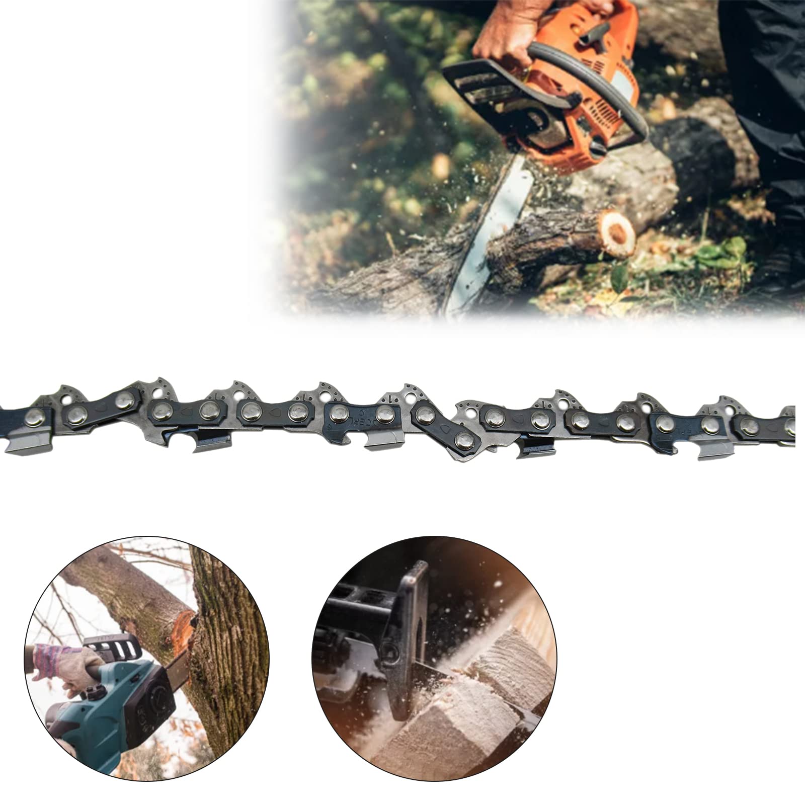 Sierra Índice 30 Cm Espada 3/8P 4 Cincel Medio Cadenas Para Stihl MS201