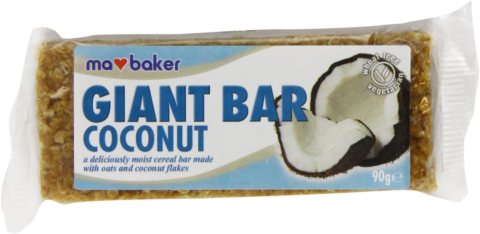 Ma BakerGiant Bar Coco Nut 90 g (Pack of 20)