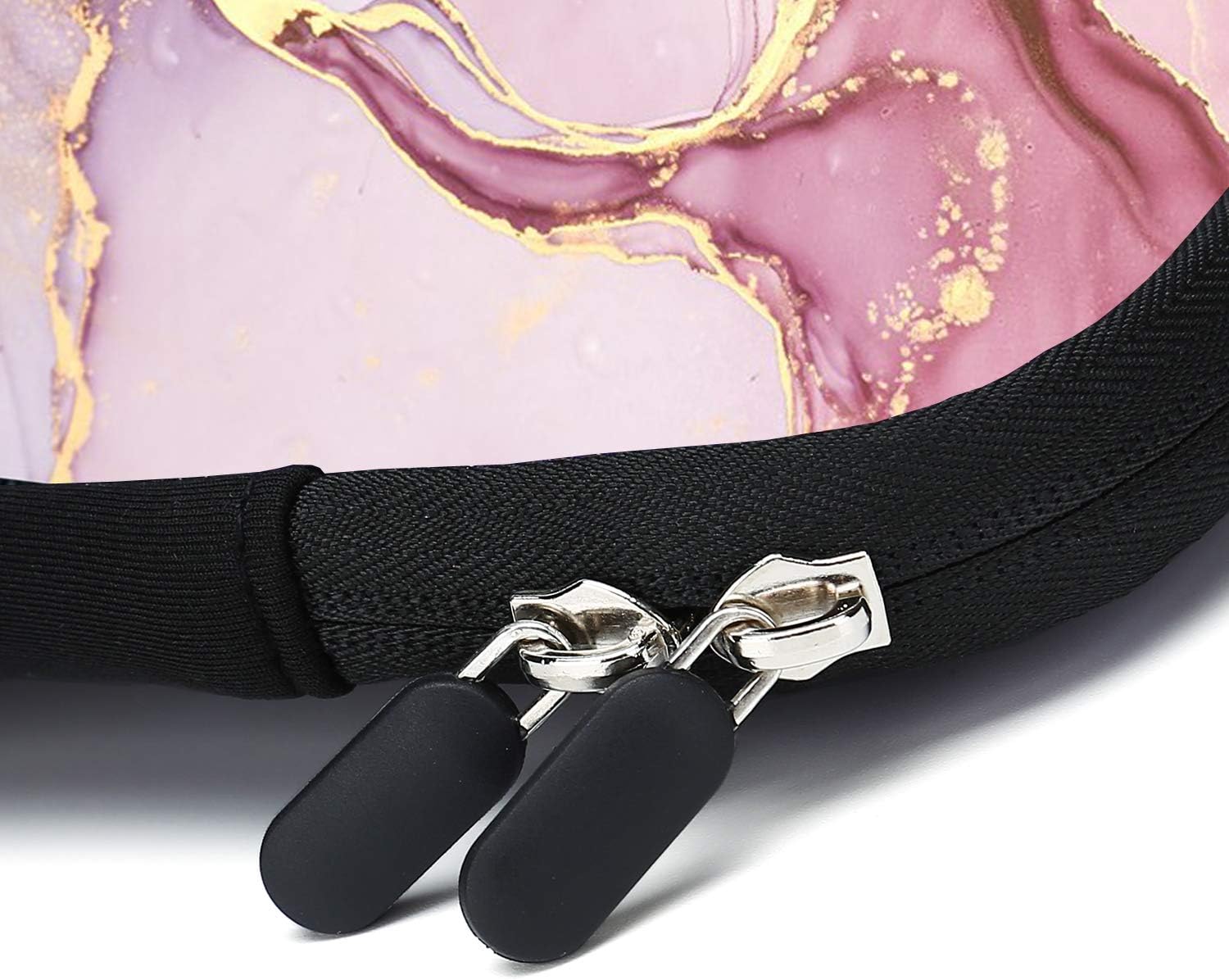 15.6" Laptop Sleeve 14" 15" 15.4" Chromebook Case Ultrabook Case Notebook Sleeves PC Messenger Bag (Pink Marble) image 5