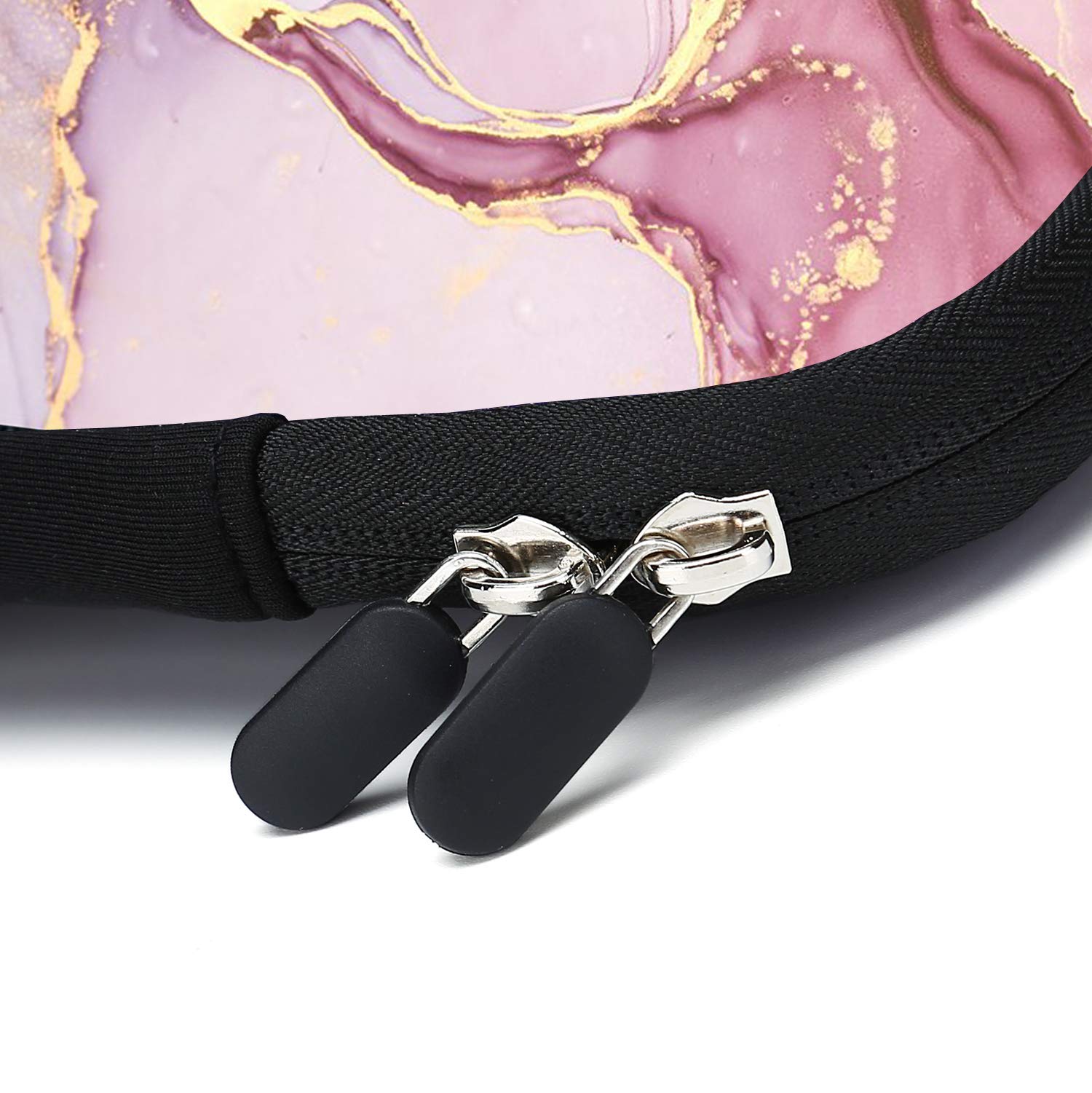 Funda para ordenador portátil de 15,6 pulgadas, 14 pulgadas, 15,5 pulgadas, 15,4 pulgadas, Ultrabook, funda para ordenador portátil, bolsa mensajera, funda de neopreno con mango (mármol rosa)