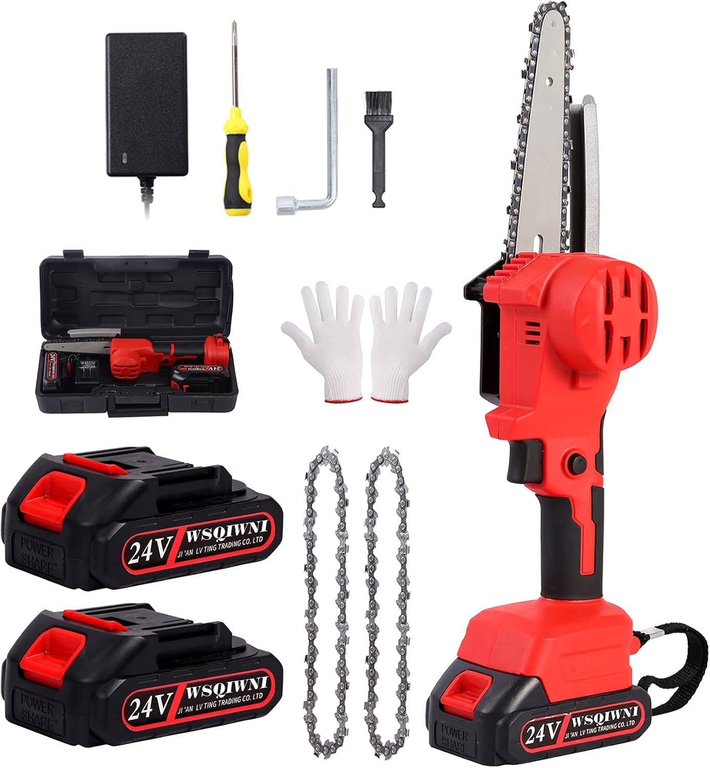 Buy Mini Chainsaw, 6-Inch Cordless Mini 
