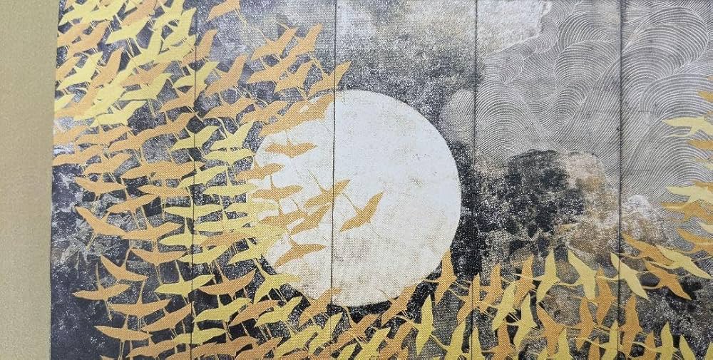 Amazon | 日本画 加山又造 ポストカード 『夜桜』『千羽鶴