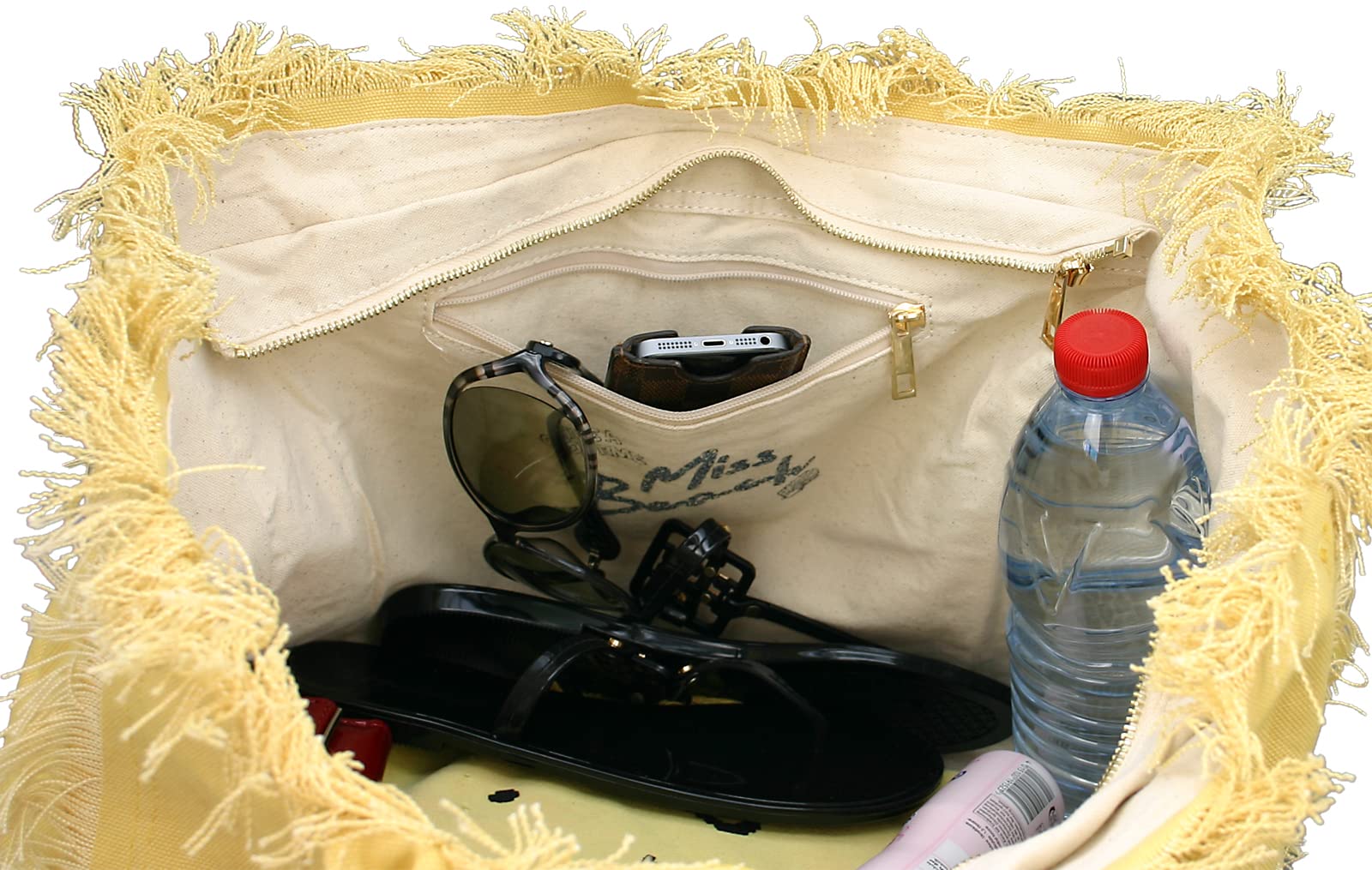 Badetasche Damen XL mit Reißverschluss – Strandtasche