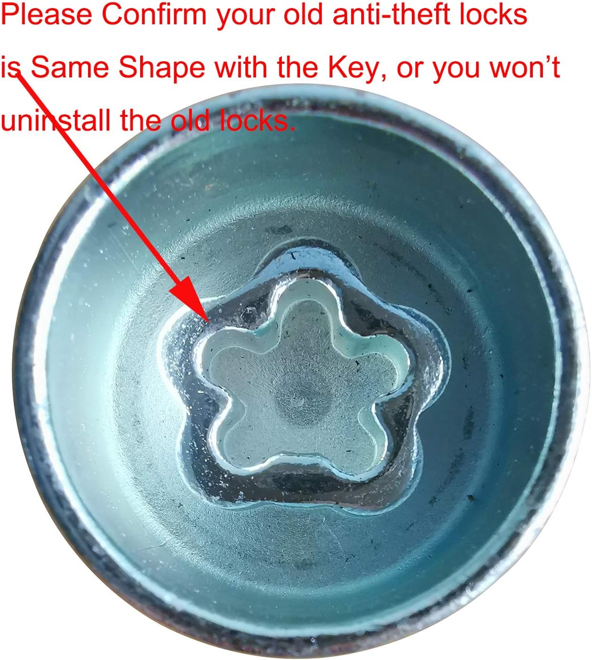 Cheriezing 36136792851 Anti-Theft Wheel Stud Bolt Locks 14 x 1.25MM with 1 Key Compatible with E70 E71 F10 F30 F22 F32 G11 F01 F25 F26 F12 … : Automotive