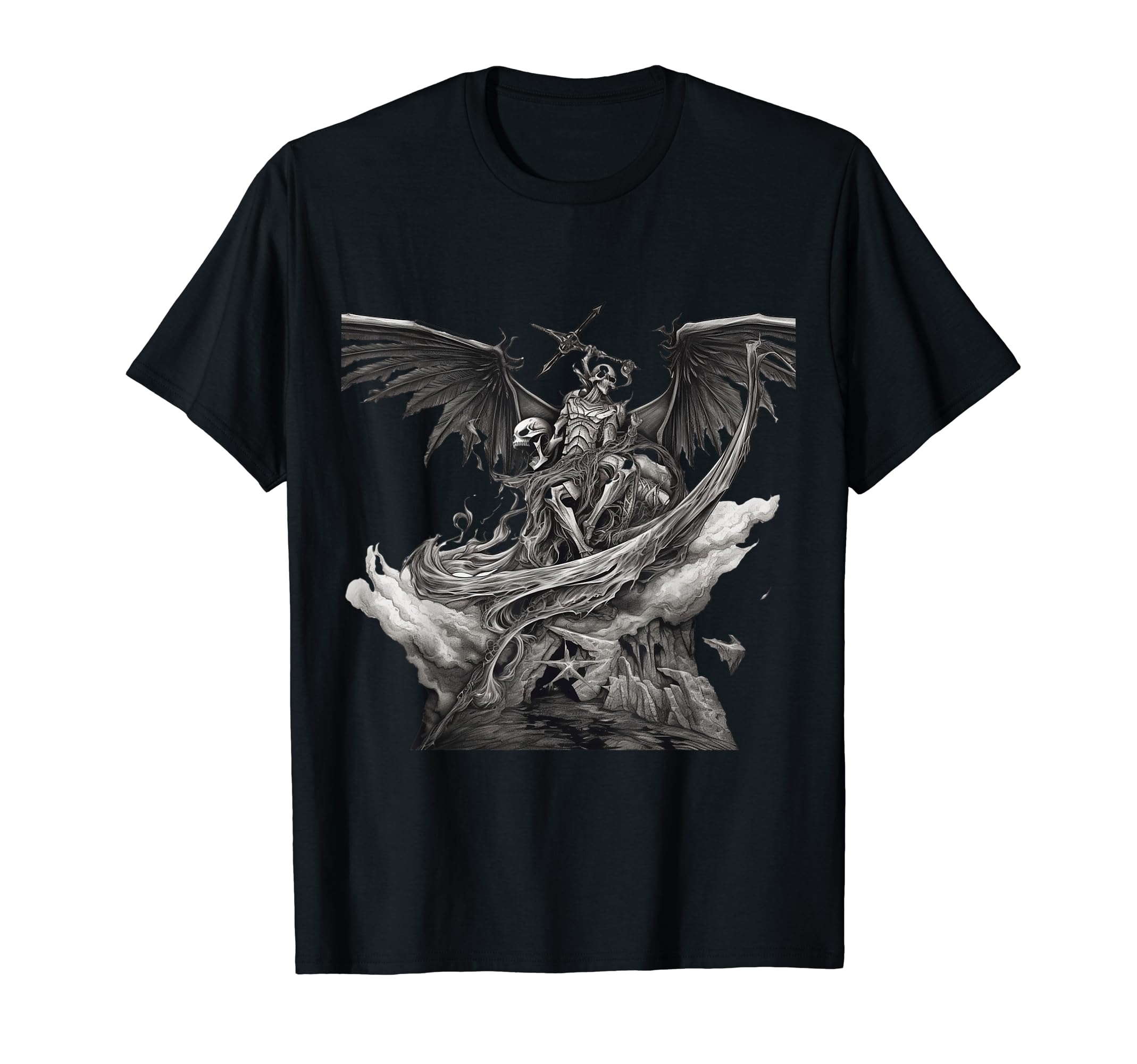 00’s ベイダー エンジェル・オブ・デス Tシャツ Amazon | Angel of Death 90s メタル黙示録 ブラック&ホワイト
