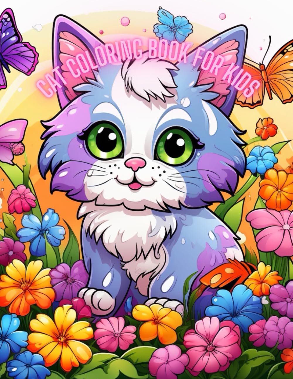 Cat Coloring Book for kids: Kitty Kaleidoscope: Meow-tastic Designs for Creative Kids