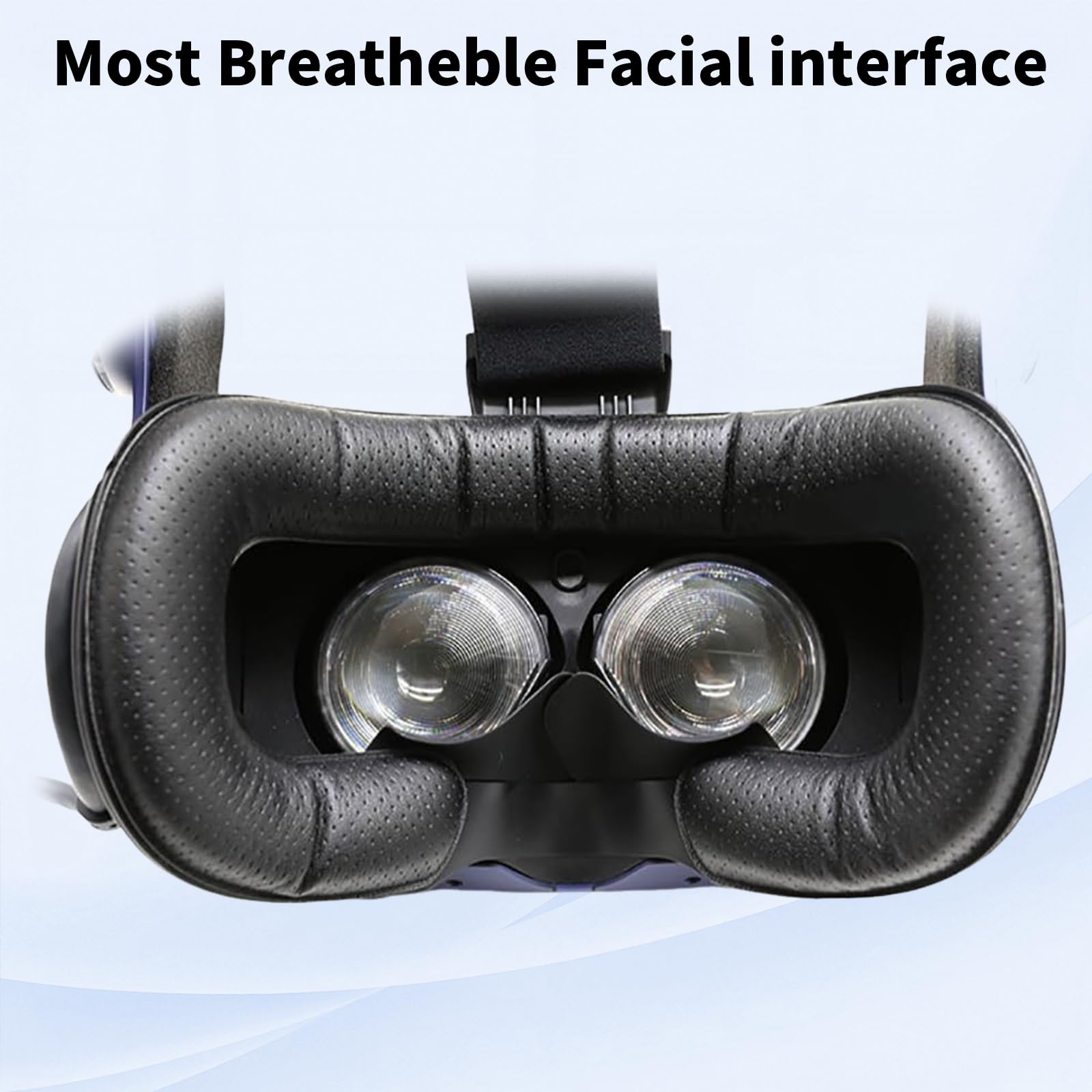 TamBee Coussinets de Rechange en Mousse pour Visage en Cuir Synthétique pour HTC Vive Pro VR Lot de 2