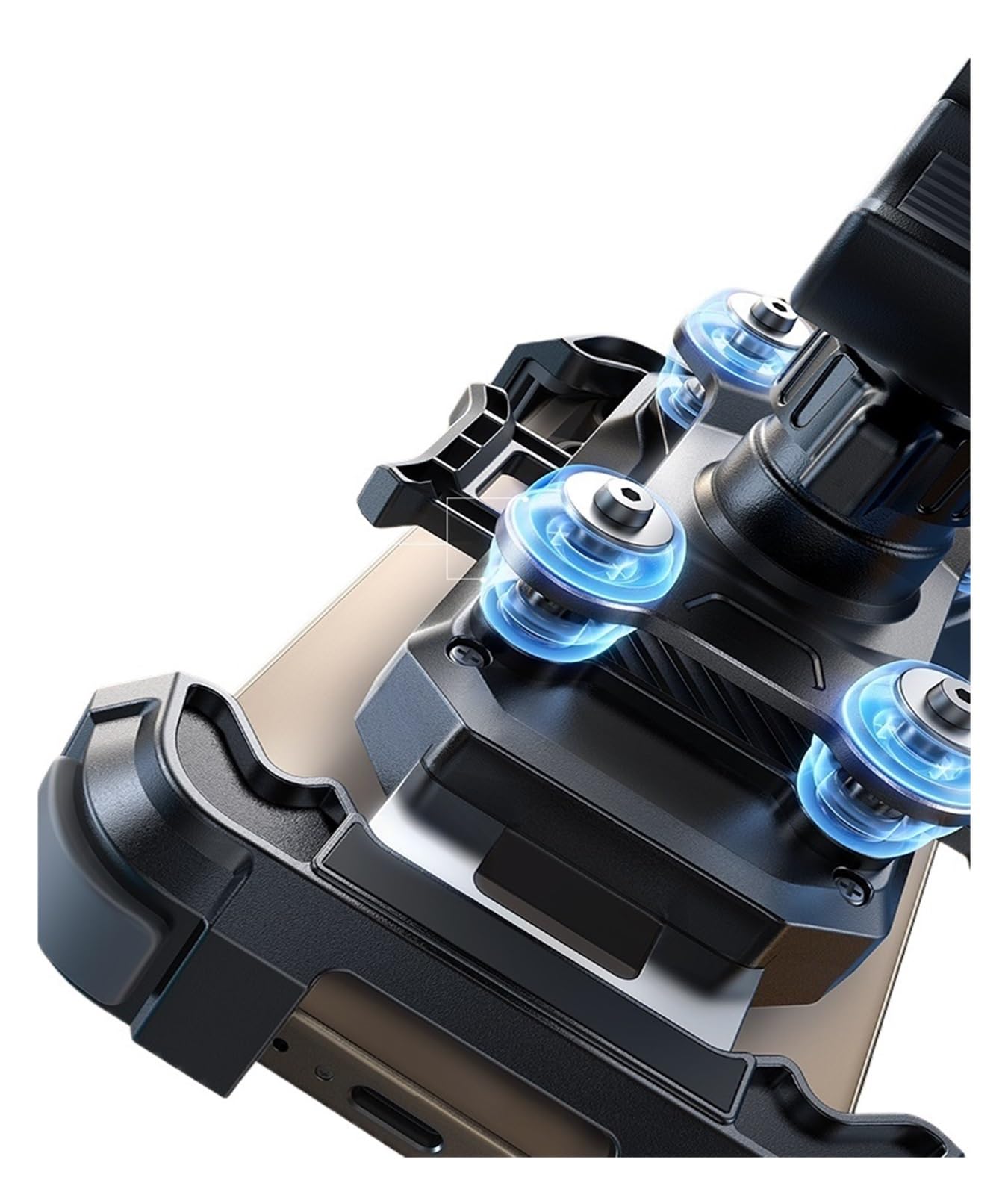 Porta Cellulare Antiurto Compatibile Con Moto Joyroom Bike | Supporto a installazione rapida con smorzatore di vibrazioni for telefoni da 4,7-7 pollici
