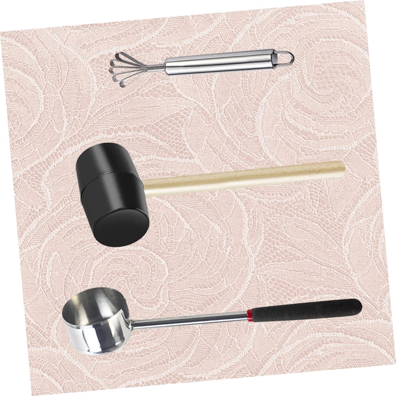LIFKOME Practical Stainless Steel Coconut Opener Tool for Fast Coconut Meat Removal and Easy Shell Opening Kitchen Gadget