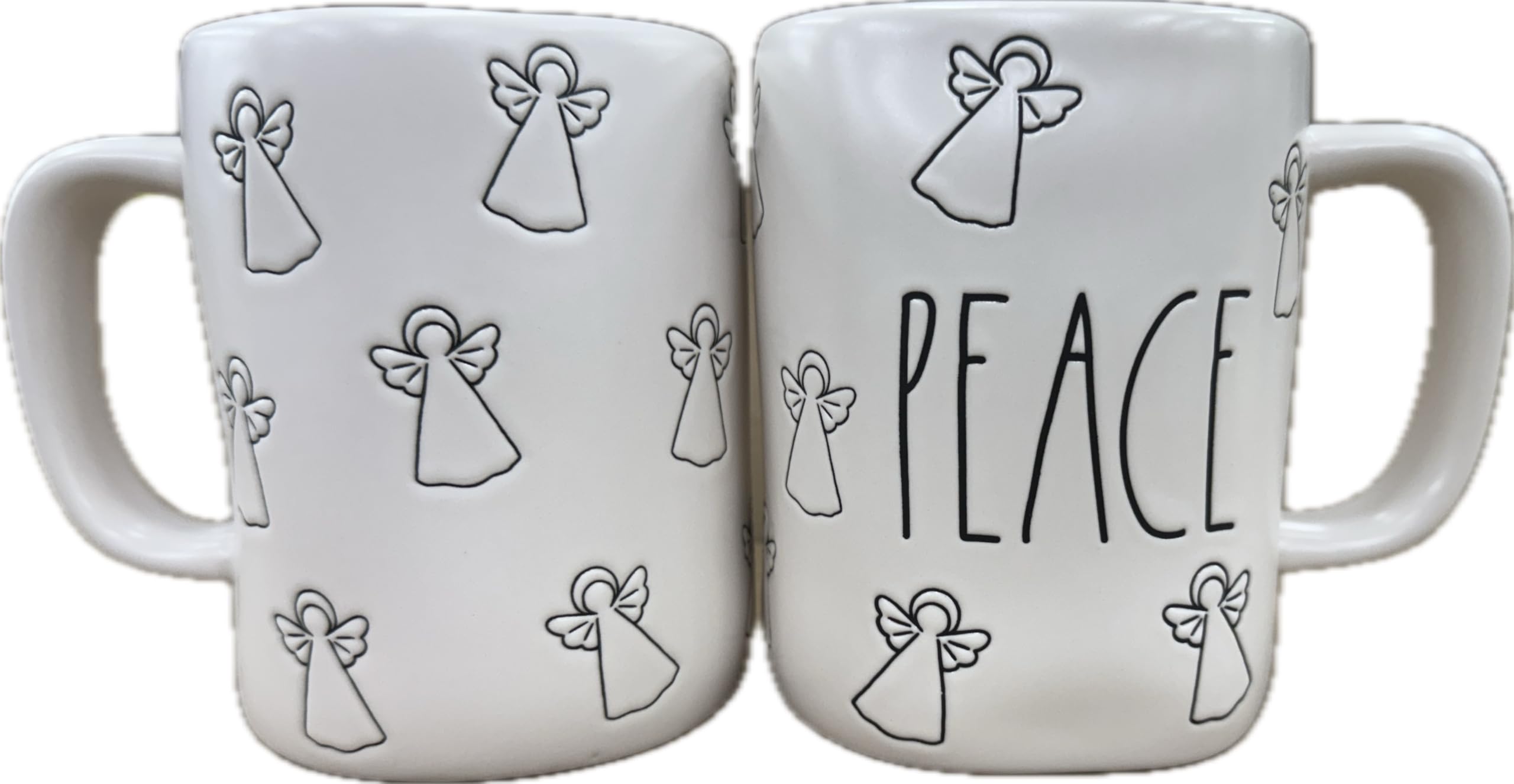 Rae Dunn by Magenta Peace with Angels Mug