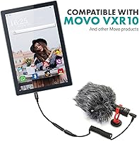 Vista 6 de Movo UCMA-1 Cable adaptador de micrófono TRS hembra de 0.138 in a conector USB tipo C Dongle - Compatible con Samsung Galaxy, Pixel, Moto, HTC, iPad