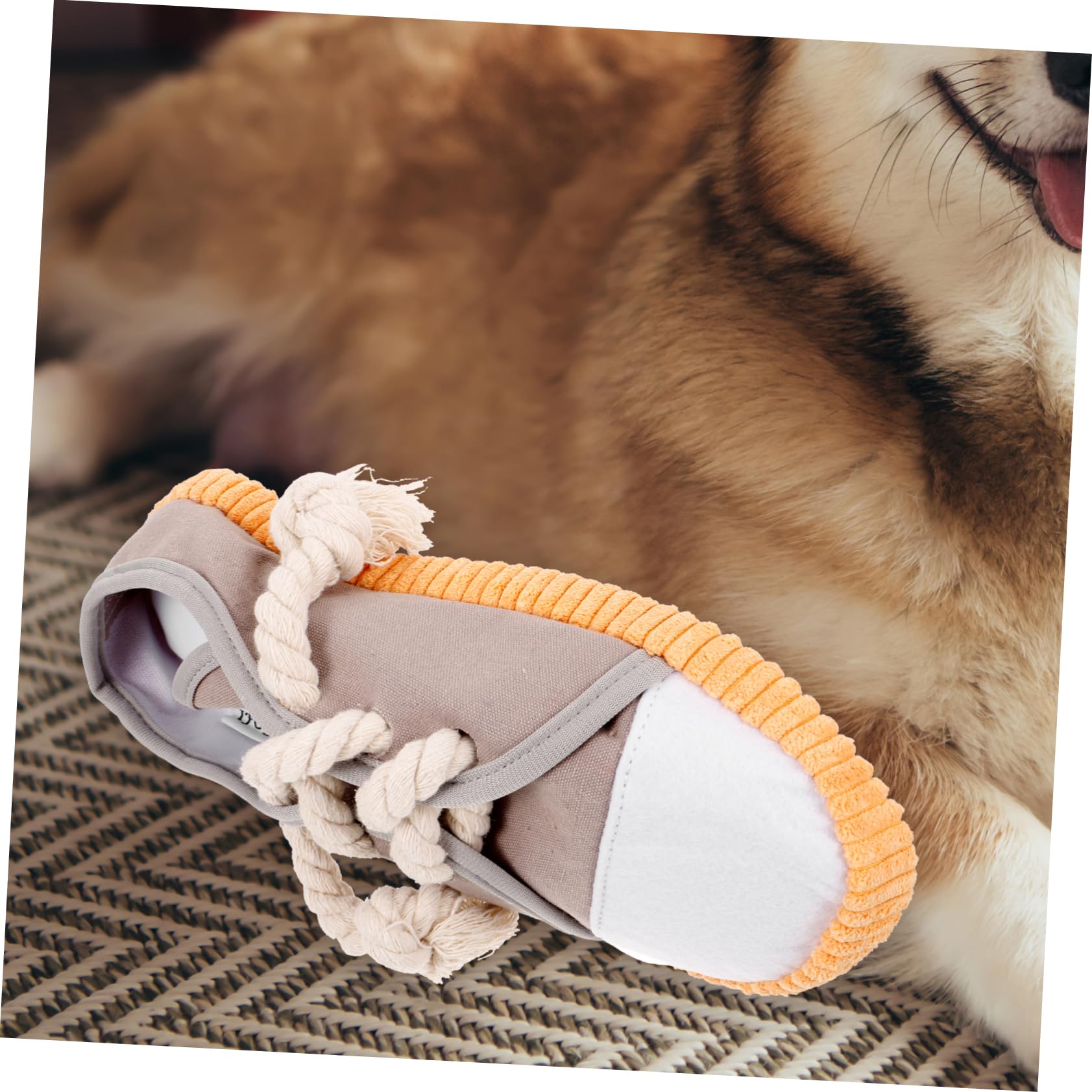 Milisten 4pièces Jouet Squeaky pour Chien Jouet De Nettoyage des Toile à Mâcher pour Chiens Et Chiots Agressifs