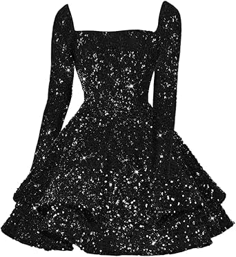 Sparkly Strapless Silver Sequin Sheath Cocktail Dress Formal 6th Grade Homecoming Dress Y9436 main image 1