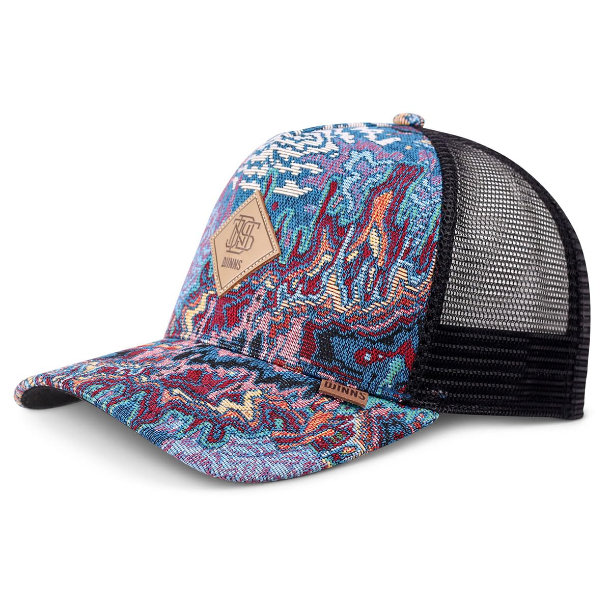 Djinns HFT Colourexplo czapka baseballowa z siateczki, czapka typu snapback, z daszkiem, podszewka, wiosna, lato, jesień, zima, wiosna, lato, jesień