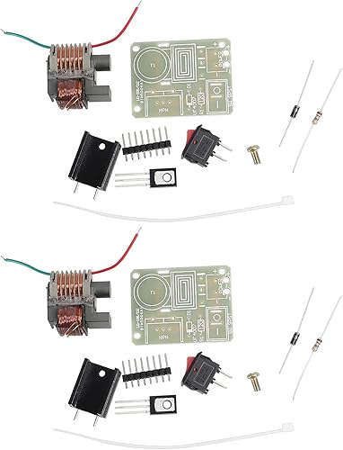 AEDIKO 2 Sets Generador de Alto Voltaje 15KV Generador de Alto Voltaje Inversor Arco Encendedor Módulo de Bobina Piezas Desmontadas