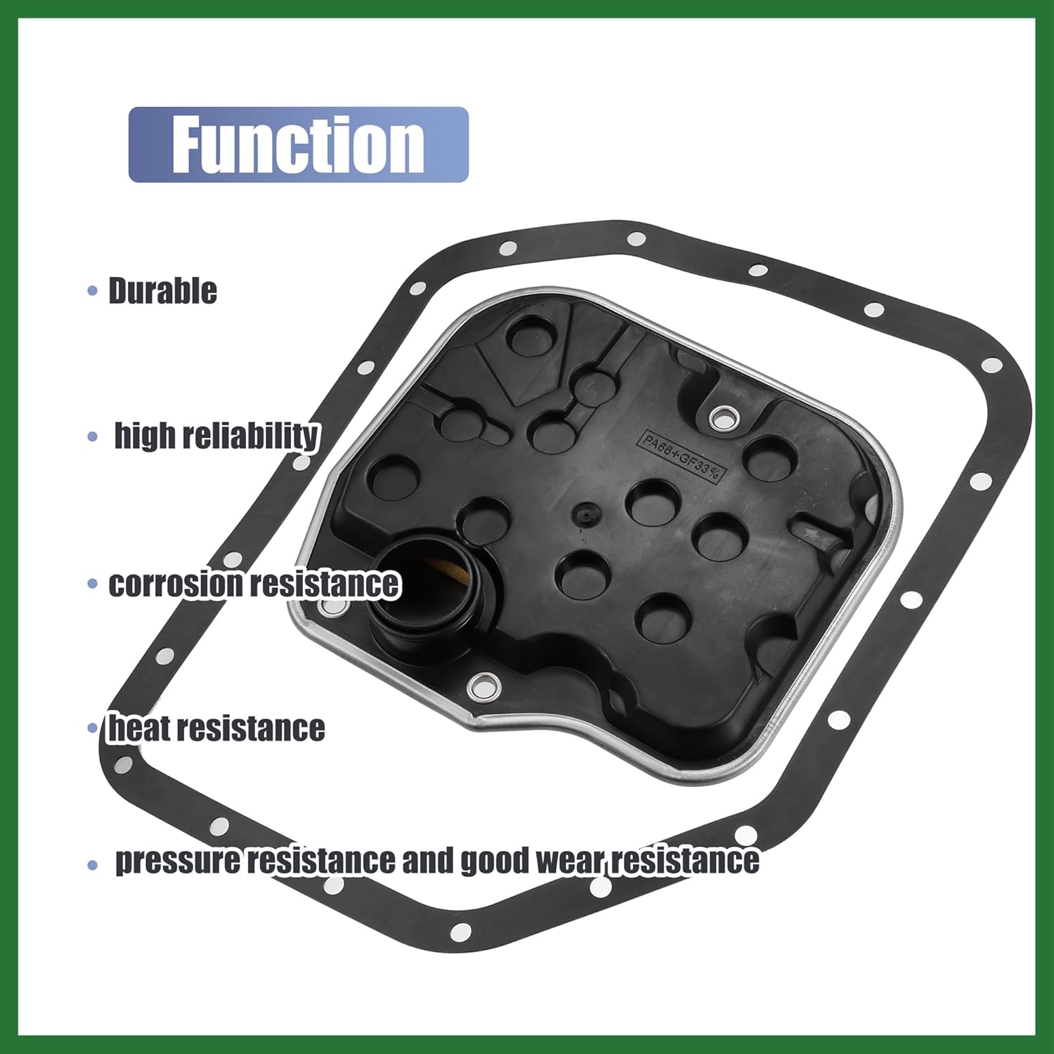 Motoforti 1 Set 353300W020 353300W021 Transmission Filter Oil Pan Gasket Kit for TOYOTA COROLLA 2009-2013 Long-lasting