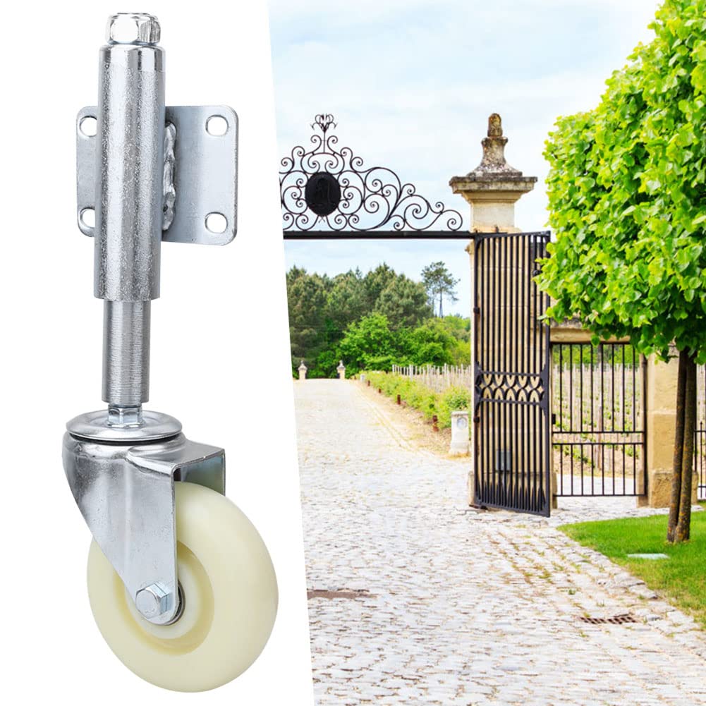 Eurobuy 4in Schwere Federbelastete Lenkrolle Nylon Tor Rad 440Lbs Tragfähigkeit
