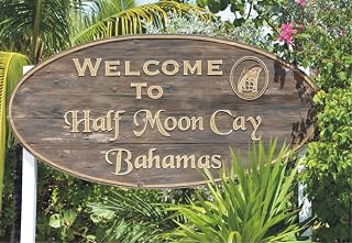 Welcome to Half Moon Cay, Bahamas, Islands, Beach, Sign, Souvenir Magnet 2 x 3 Fridge Magnet