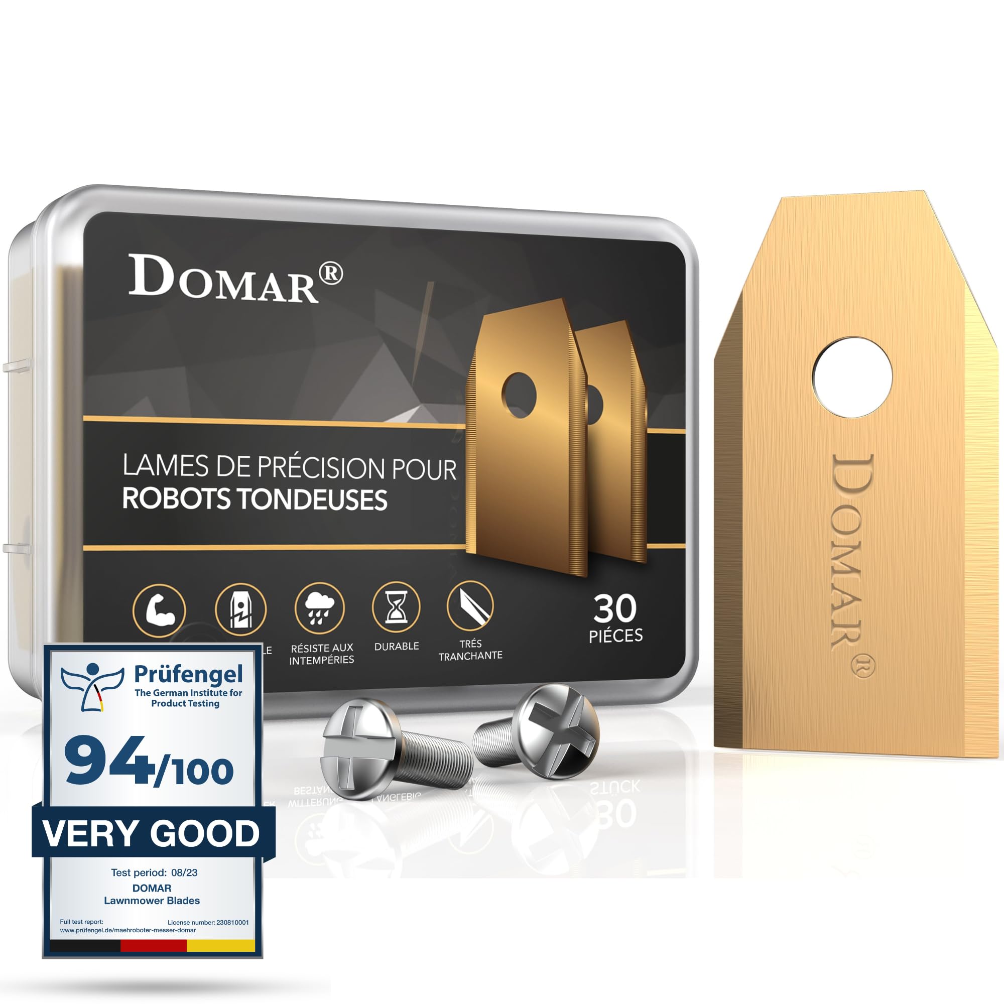 Domar - Lames de tondeuses-Robots Longue durée