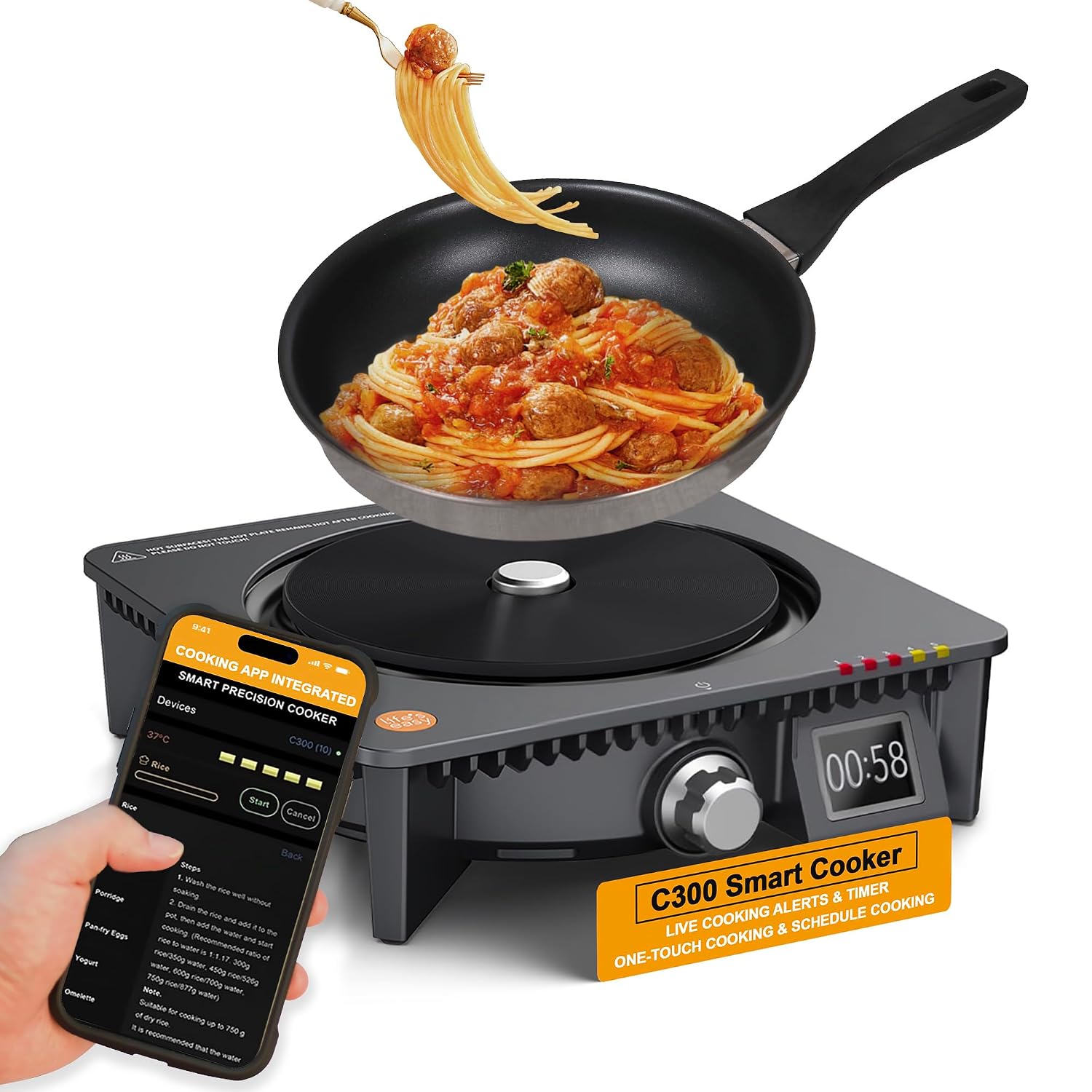Life's Easy C300 Smart Cooker: Perfect for College Students, Busy Professionals &Home Cooks, One-Click, Scheduled Cooking ... - Review, Price and Buying Guide