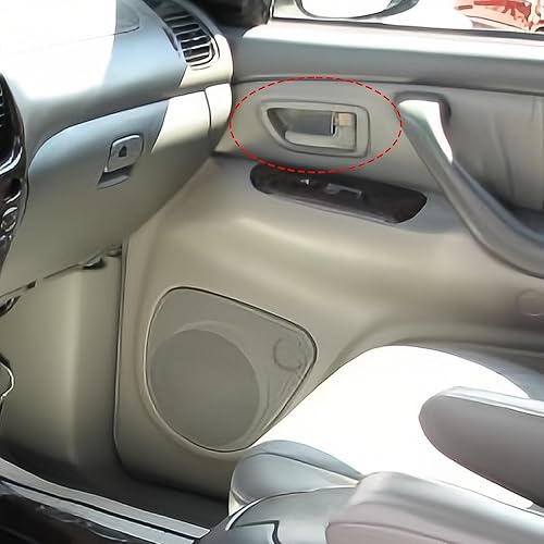Miniatura 4 de CULMKARI 1 par de manijas de puerta interior delantera con bisel para Toyota Tundra 2000-2006 delantero izquierdo conductor derecho pasajero
