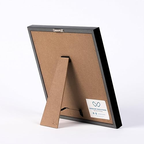 Miniatura 5 de Tablero de letras de fieltro negro de 10 x 10 pulgadas, marco de madera negro con letras blancas intercambiables para decoración del hogar, tablero