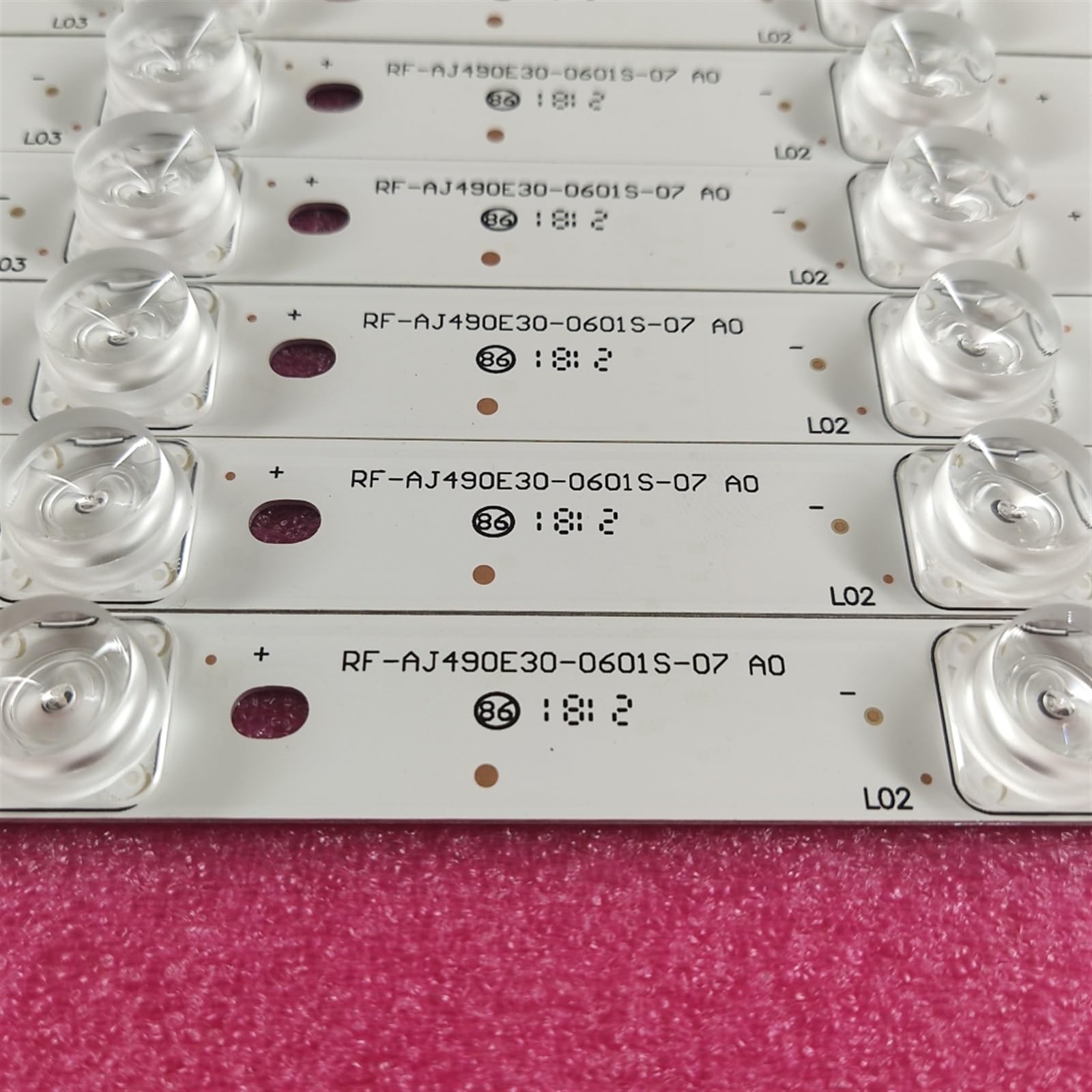 Pièces de Rechange TV  10pcs LED rétro éclairage Compatible avec Sharp LC 49CUF8462ES LC 49CUG8362KS LC 49CUF8372ES LC 49CUF8472ES RF AJ490E30 0601S 07 A0 AJ490E32 02 A2