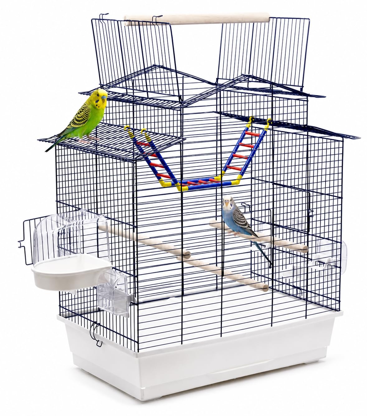 XXL Vogelkäfig Wellensittich Kanarien mit Freisitz & Zubebör Heimtiercenter