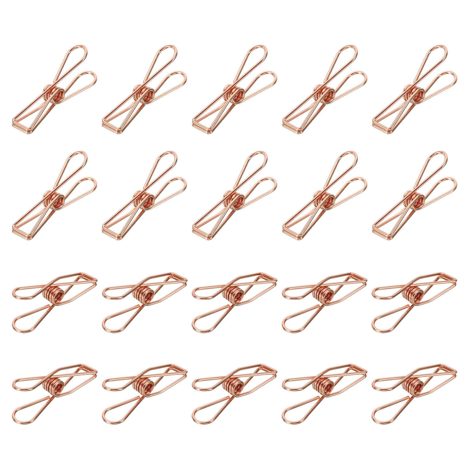 YOKIVE 100 Pcs Paper Clip, Metal Hollow Out Clips Mini Binder Paper Clamp, Keep Tidy, Great for Office Art, Home