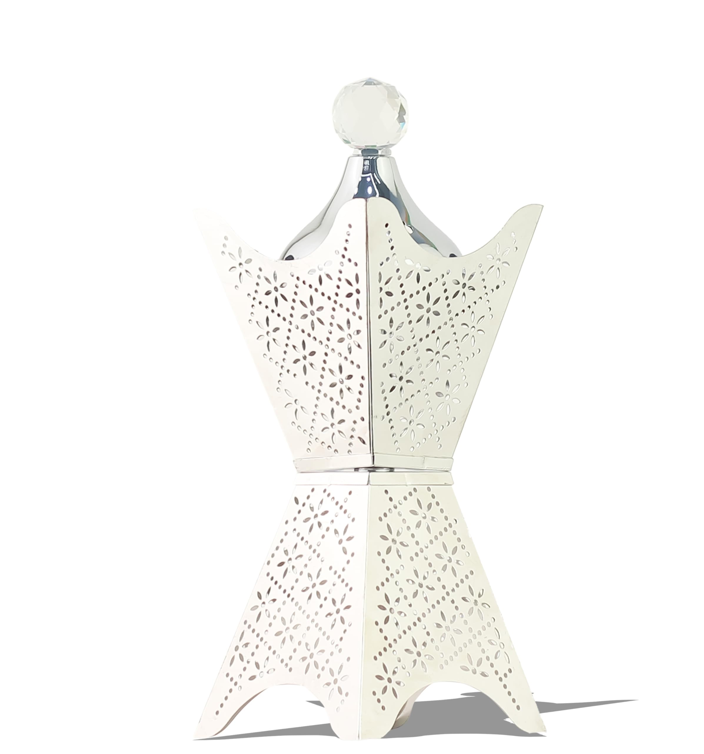 Mobigon Charcoal Incense Burner, Bakhoor Burner, Oud Frankincense Incense Burner, Vintage Arabic Burner, Suitable For Arabian Oud, Yoga, Spa and Aromatherapy, Office & Home Decor (Style 42)