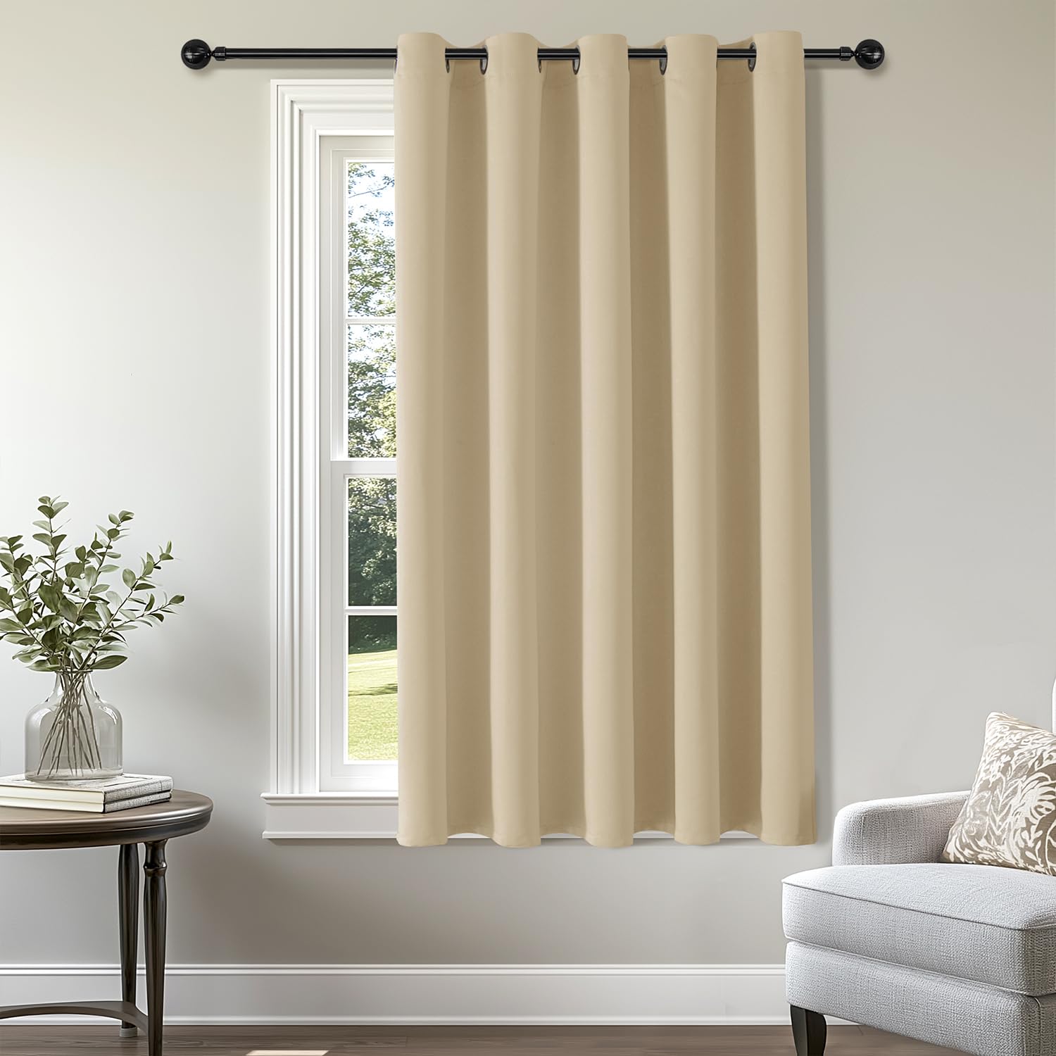 Photo 1 of ChrisDowa Blackout Curtain 70 Inch Wide for Bedroom Room Divider Curtains