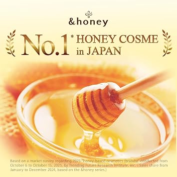 [Genuine Product] &honey Deep Moist Hair Oil 100mL/ 3.38 Oz Sulfate-Free Moisturizing Hair Oil for Dry Hair |Unique Blend of Honeys & Argan Oil for Shine, Hydrated Hair Japanese Hair Care
