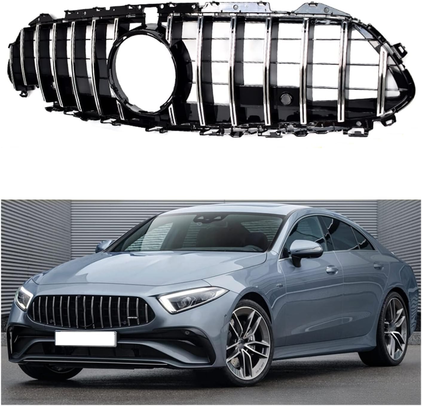 Grille de pare-chocs Mercedes CLS 53 AMG finition supérieure C257