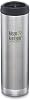 Klean Kanteen TK Wide Kanteens Vacuum Insulated 2019 20oz 591ml, Brushed Stainless Cafe Cap