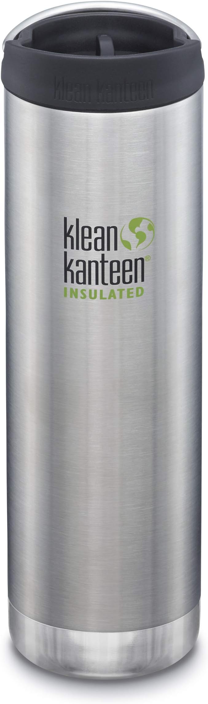 TK Wide Kanteens Vacuum Insulated 2019 (20oz (591ml), Brushed Stainless (Cafe Cap))